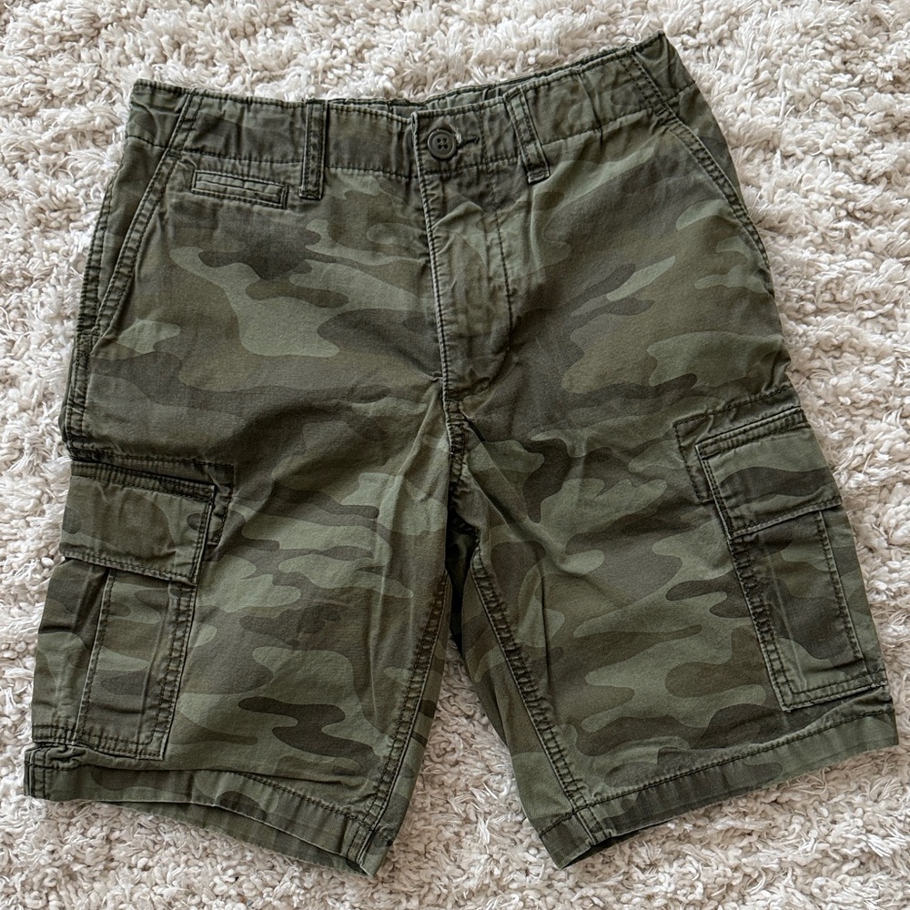 Boy’s Camouflage Cargo Shorts